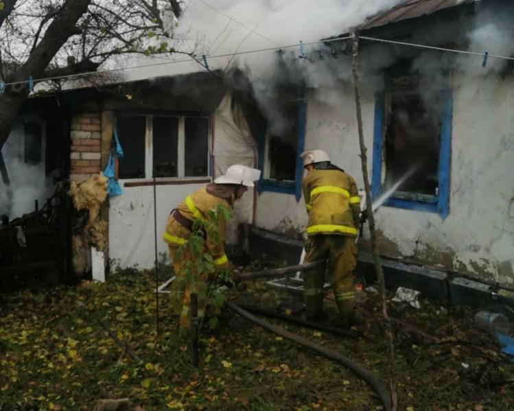 Згорів будинок на Київщині