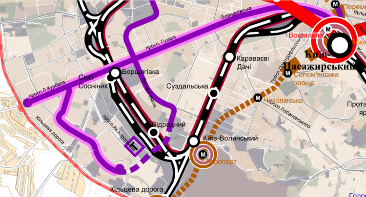 За планом трамваї цих маршрутів будуть доїжджати до кінцевої зупинки швидкісного трамваю №1