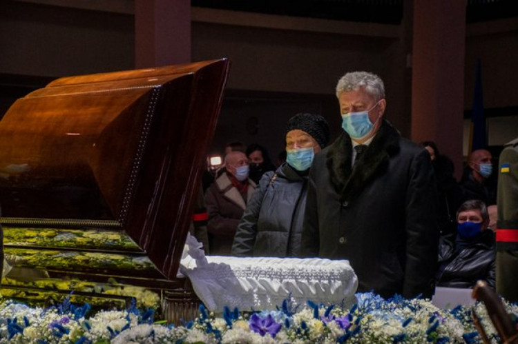 Бойко на похороні Михайла Суркіса