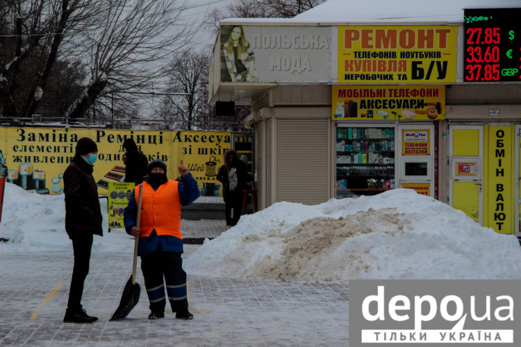 прибирання снігу в Києві