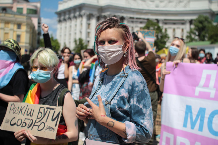 Марш трансгендеров в Киеве