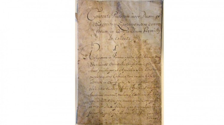 Конституція Пилипа Орлика латинською мовою