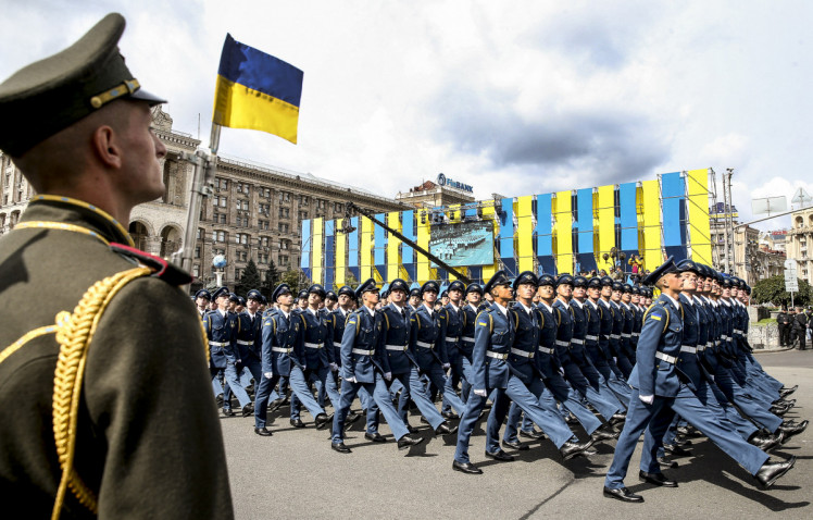 Военный парад на Крещатике