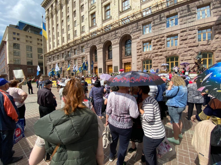 Протест проти забудови Мінського масиву