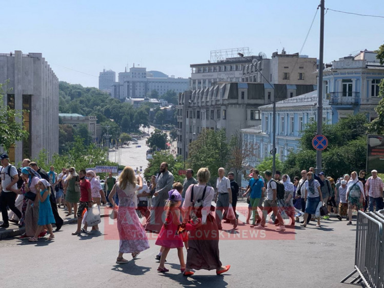 Віряни РПЦ в Україні в центрі Києва