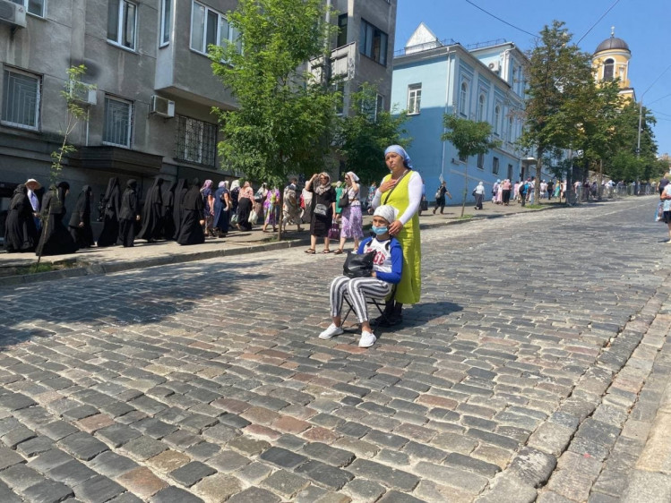 Паломники у центрі Києва