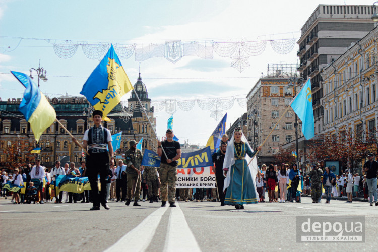 Марш Захисників в Києві – Як у Києві пройшов багатотисячний Марш захисників України (ФОТОРЕПОРТАЖ)