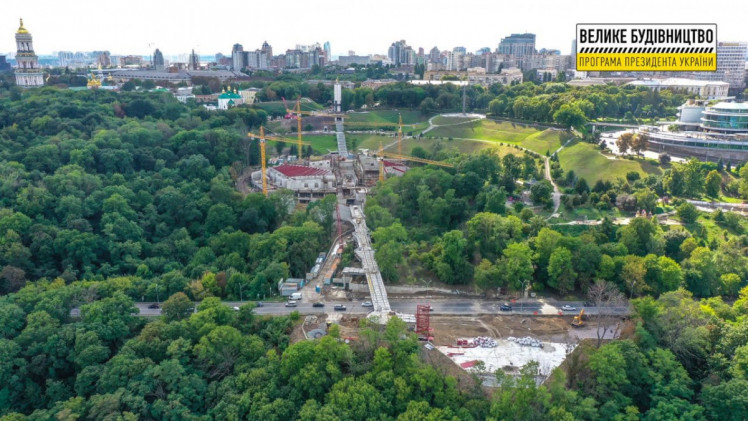 Будівництво музею Голодомору-геноциду з повітря