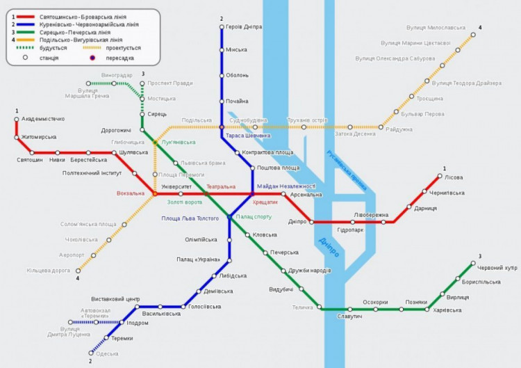 Метро на Троєщину – 18 станцій до Кільцевої за п"ять років: Як планують будувати нову гілку метро на Троєщину