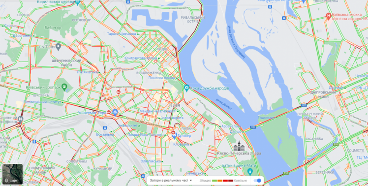 Затори в Києві