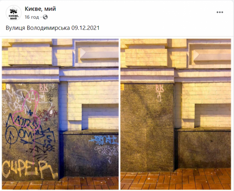 Сообщение в группе Киев, мой